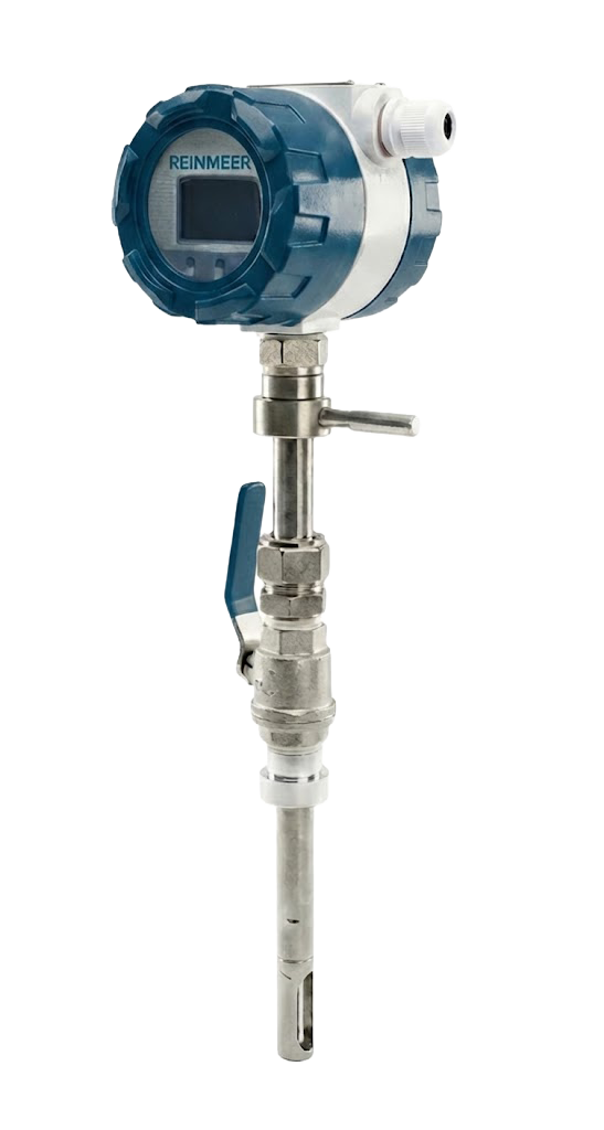 IMMERSION TYPE THERMAL MASS FLOWMETER